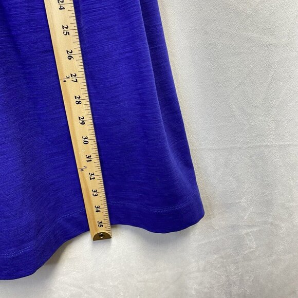 Madewell Sleeveless Fit & Flared Dress Women XS Blue Side Pockets Back Zip Used - Picture 5 of 16